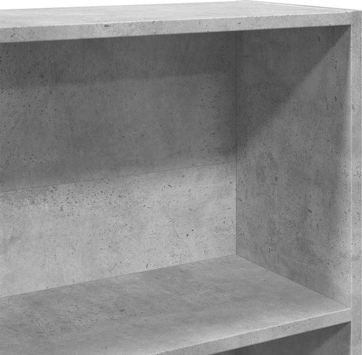 Immagine prodotto vidaXL Bücherregal Bücherschrank Standregal Raumteiler Betongrau Holzwerkstoff (80 x 30 x 189 cm)