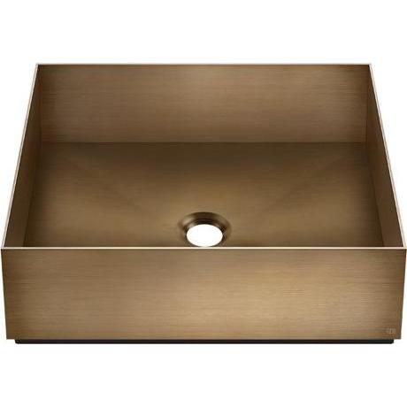 Gessi, Waschbecken, 316, Aufsatzbecken Edelstahl 400x400mm, 54605 (580 mm, 580 mm)