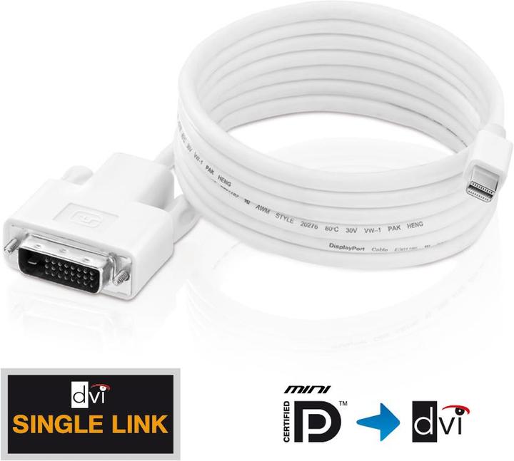 Produktbild Purelink Mini DisplayPort| Thunderbolt — DVI (1.50 m, DisplayPort, DVI)