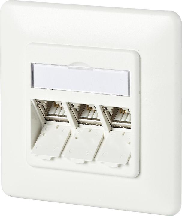 Actual product image Metz Connect CONNECT C6Amodul 3 Port 180°M UP pure white