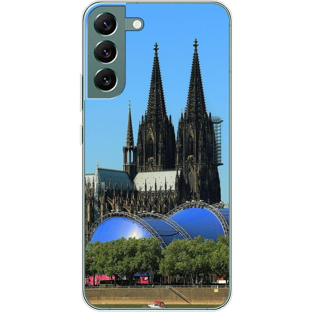 Thumbnail - König Design Hülle Handy Schutz für Samsung Galaxy S22 Plus 5G Case Cover Tasche Bumper Etuis (Samsung Galaxy S22 5G), S...