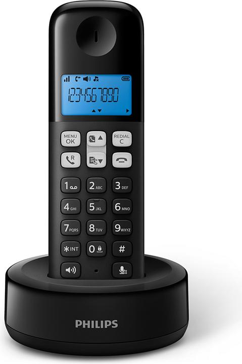 Produktbild Philips Wireless Landline Telephone D1611b Black