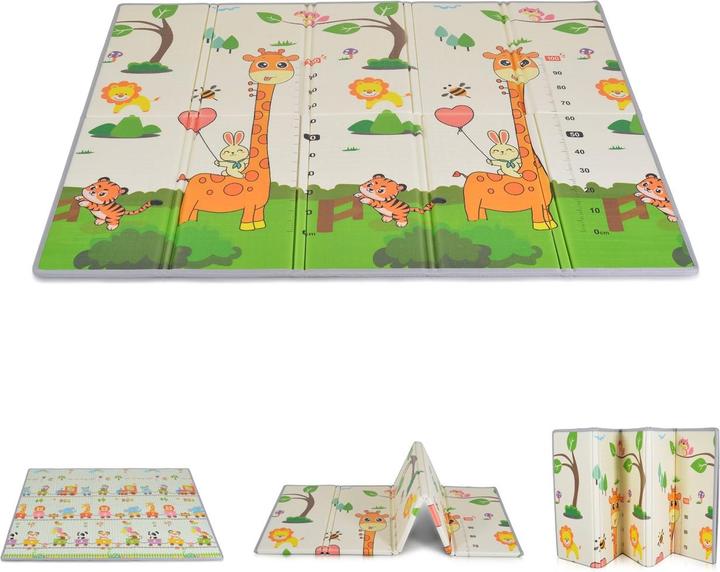 Moni Spielmatte XXL Jungle faltbar (200 x 180 cm)