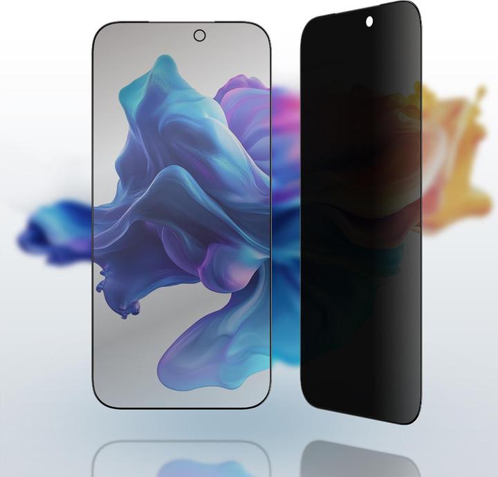Actual product image Amazingthing Radix Privacy Tempered Glass für iPhone 17 Pro (1 pcs., Apple iPhone 17 Pro)