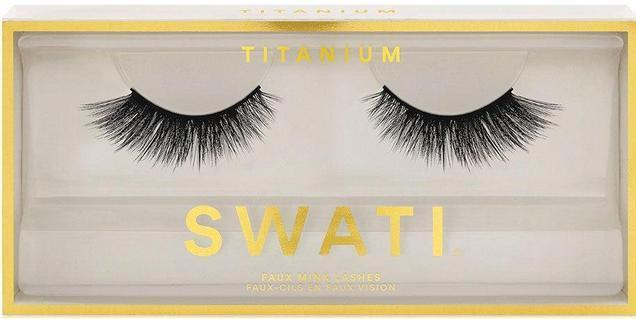 Swati Faux nerts wimpers Titanium (Kunstwimpers)
