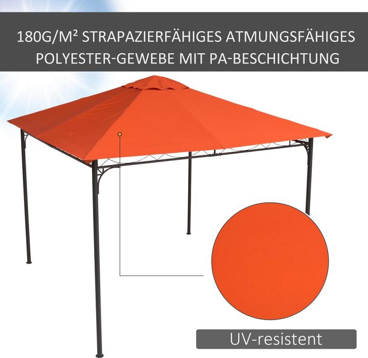 Immagine prodotto Outsunny Sostituzione del tetto del padiglione (300 cm, 300 cm)