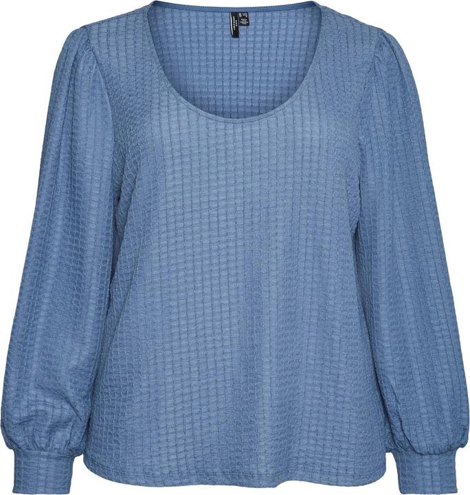 Immagine prodotto Vero Moda Vestibilità regolare Scollo a U Curve Taglio manica voluminoso Top Camicetta (46, 48)