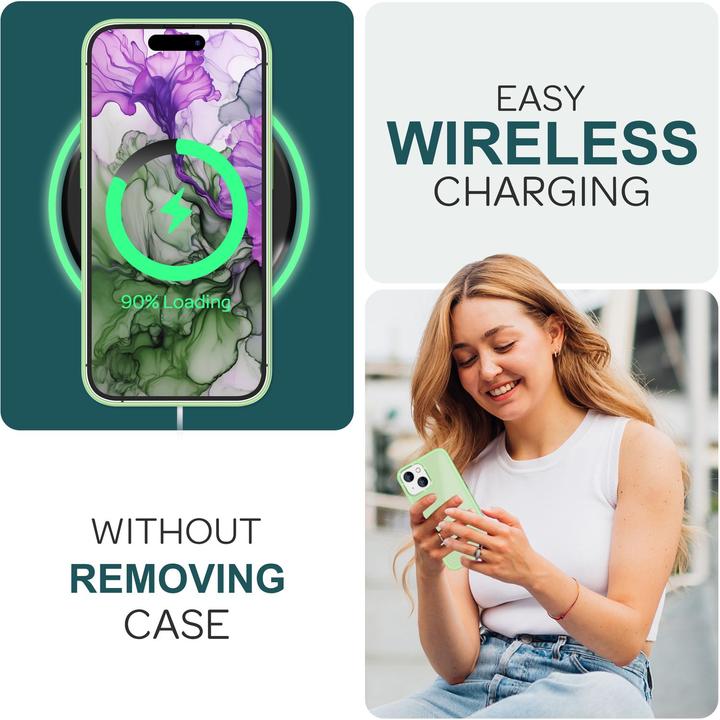 Produktbild Nalia Hybrid Hülle Matt Transparent Frosted (Apple iPhone 15 Plus)