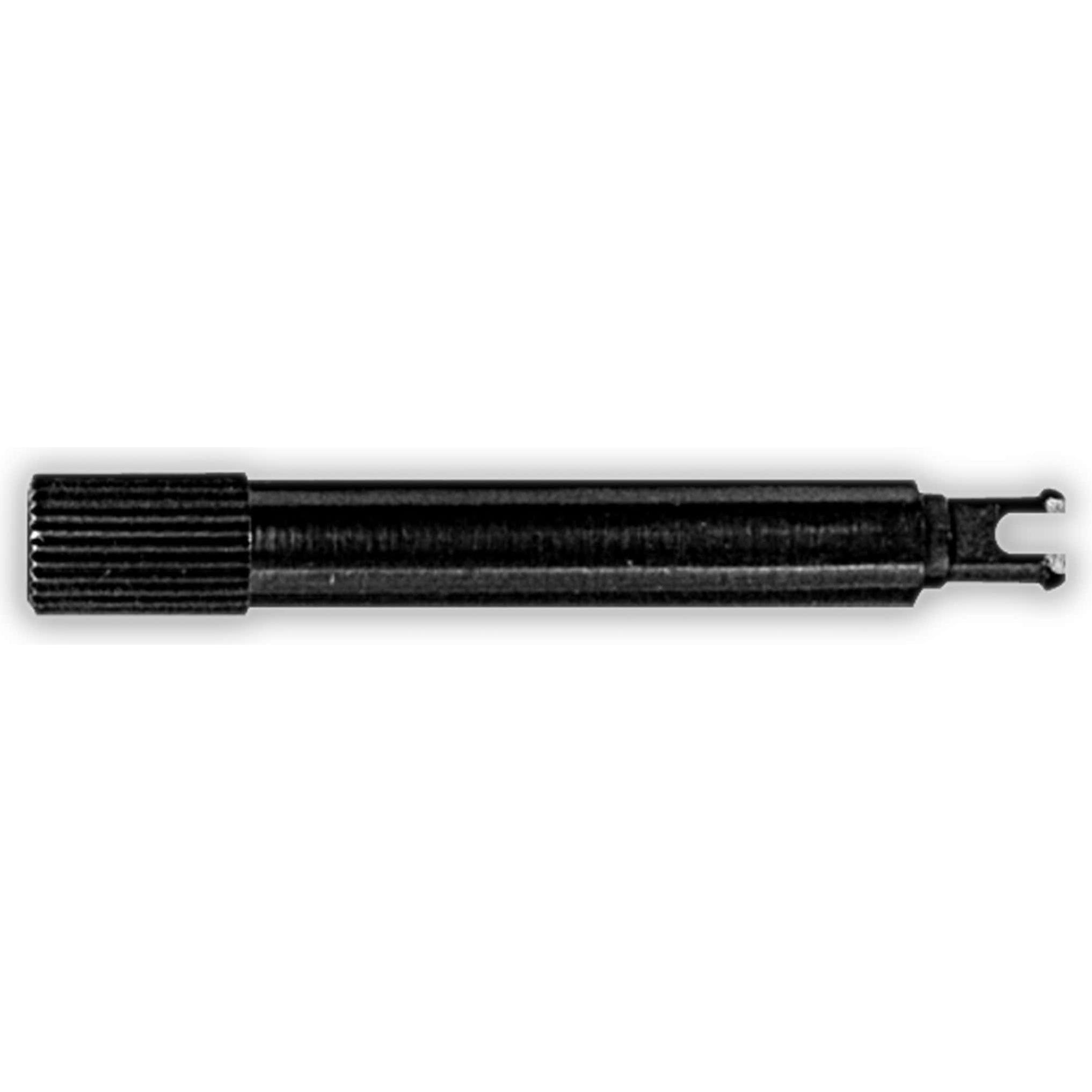 Piher Steckachse, 25mm, schwarz, Widerstand