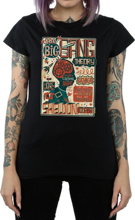 Image du produit Big Bang Theory - T-shirt INFOGRAPHIC POSTER - Femme (M)