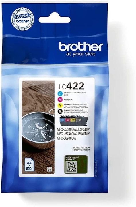 Brother and Ink Cartridges Multipack Each cartridge prints up to (M, FC, C, Y)