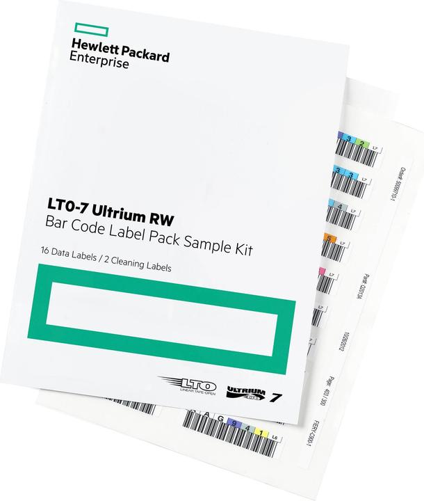 Actual product image HP Barcode label (LTO-7 Ultrium)