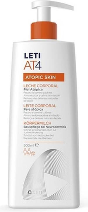 Produktbild Leti LETIAT4 Atopic Skin Körpermilch bei Neurodermitis, 500 ml Creme (Körpermilch, 500 ml)