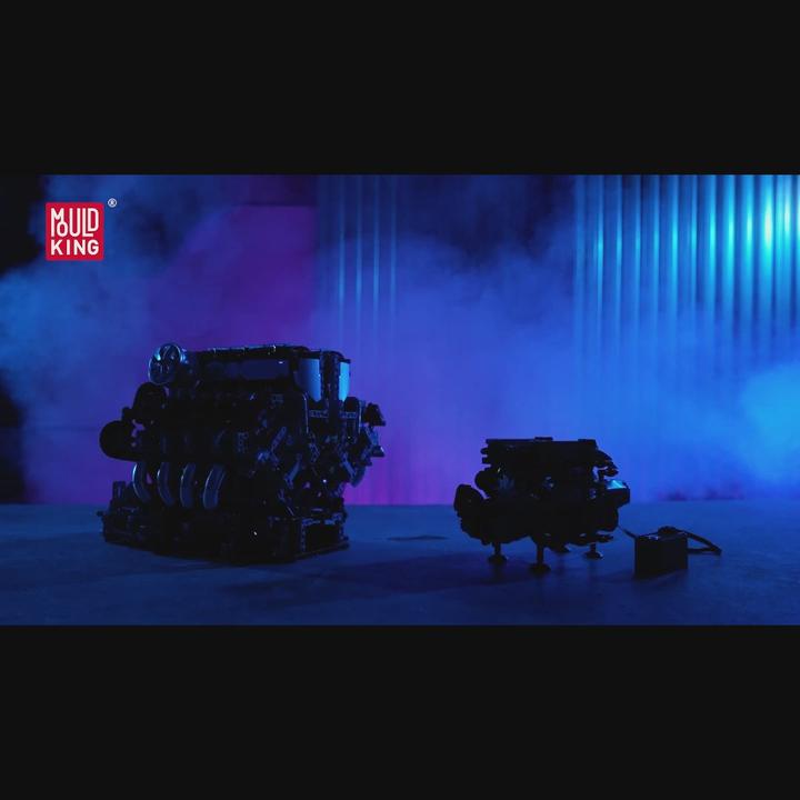 Image du produit Mould King F488 Supercar V8 Motor (Electric) - Brique de construction