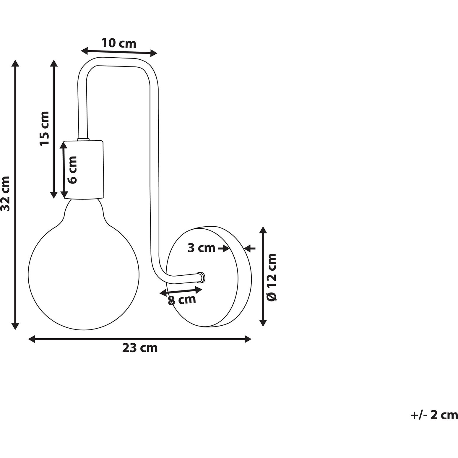 Thumbnail - Beliani, Wandleuchte + Deckenleuchte, Savena (E27)