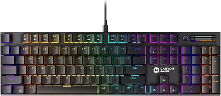 Canyon Cometstrike GK-55, 104keys Mechanical keyboard, 50million times life, GTMX red switch, RGB (104 Tasten)