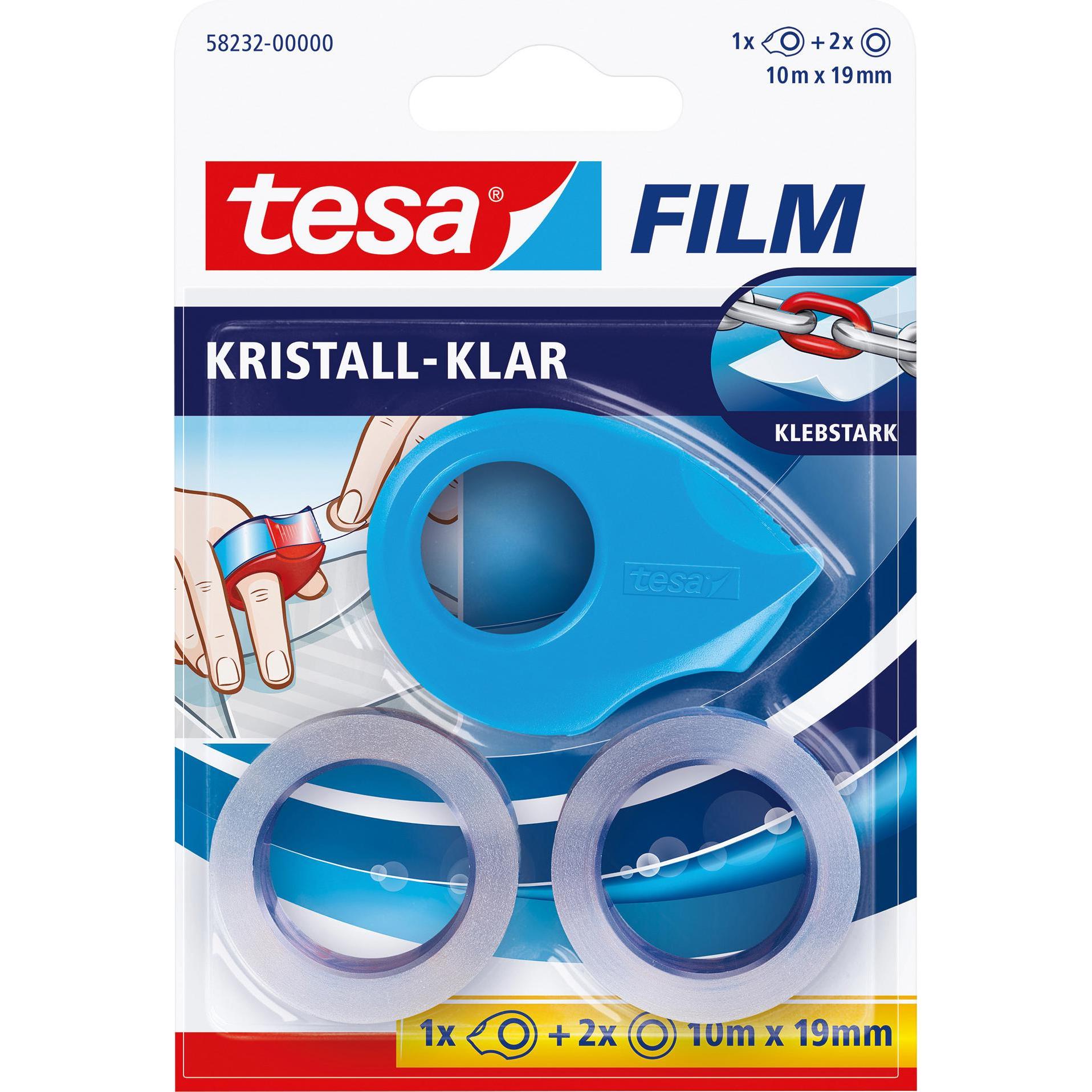Thumbnail - tesa, Klebebandabroller, tesafilm Mini Abroller inkl. 2 Rollen tesafilm kristall-klar