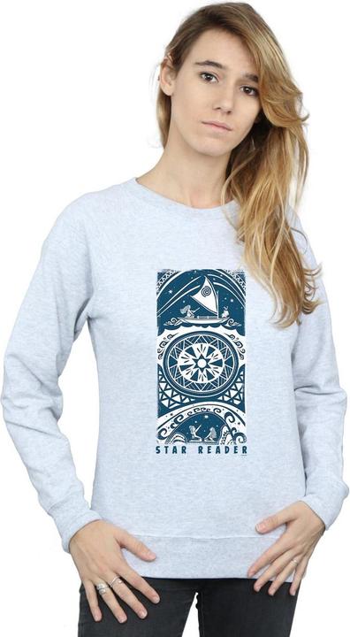 Actual product image Disney Womens/Ladies Moana Star Reader Sweatshirt (L)