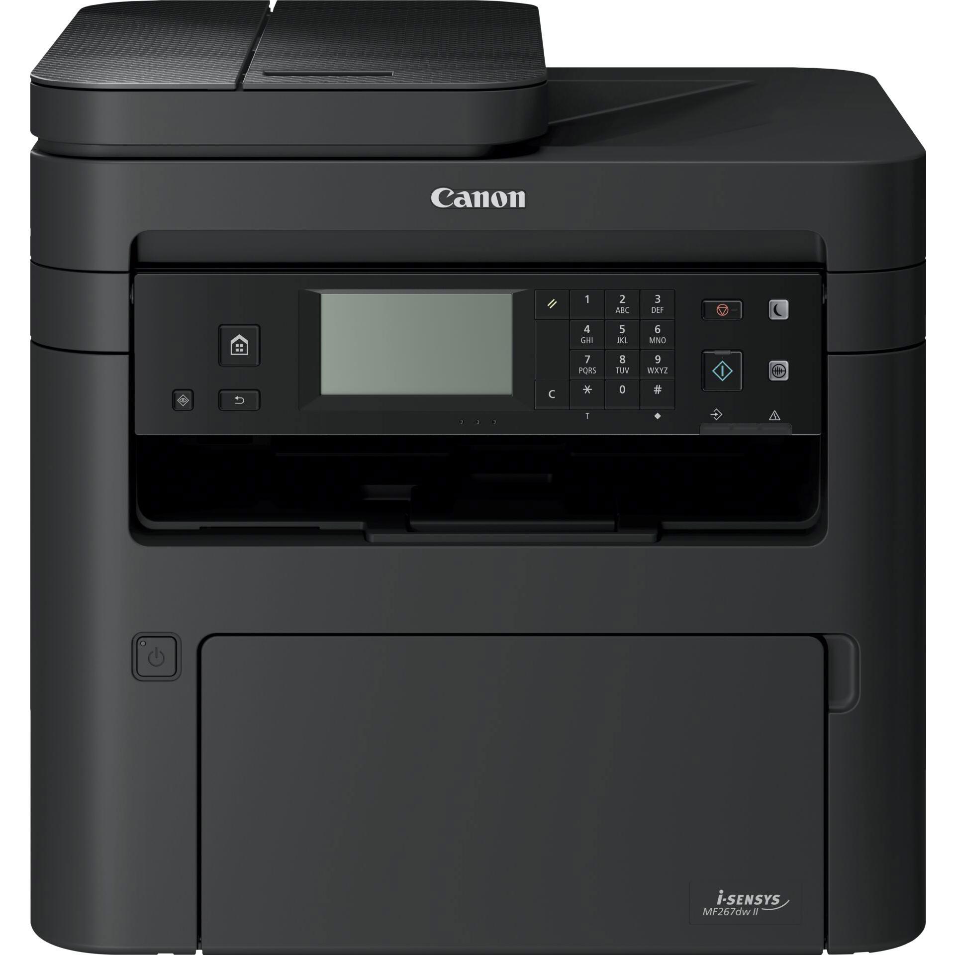 Canon i-SENSYS MF 267 dw II (Laser, Schwarz-Weiss), Drucker, Schwarz