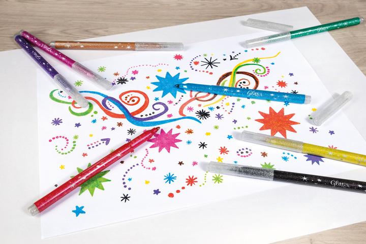 Produktbild EberhardFaber Fasermaler Glitter (8 x)