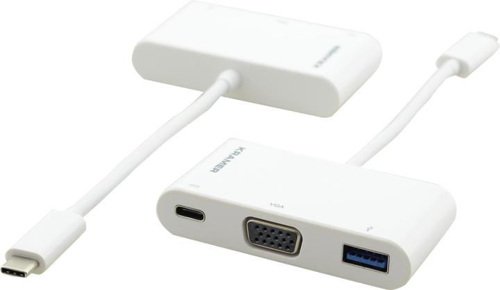 Produktbild Adapterkabel (USB 3.0, USB Typ-C, VGA, 17 cm)