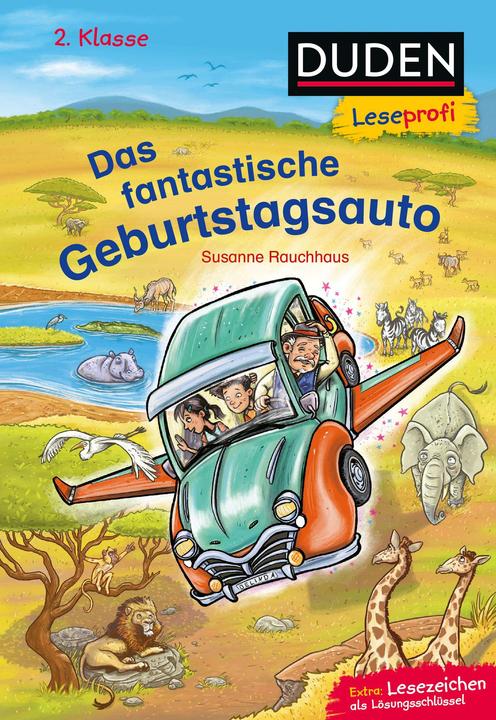 Immagine prodotto Duden Leseprofi – Das fantastische Geburtstagsauto, 2. Klasse (Tedesco, Reto Klindt, Susanne Rauchhaus, 2022)