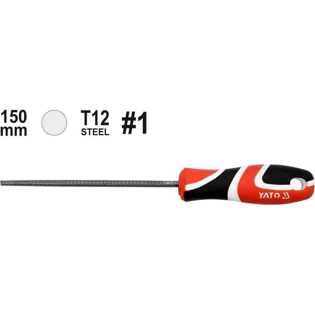 Yato, Raspa + Lima, PILNIK DO METALU 150mm #1 OKRĄGŁY (150 mm)