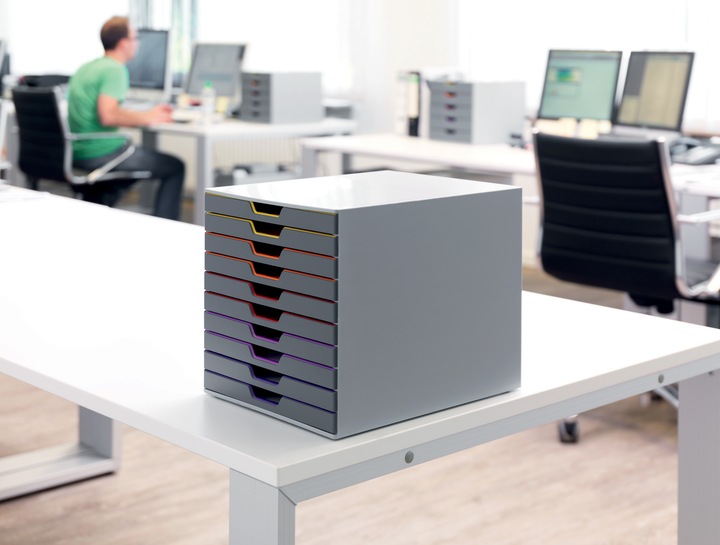 Produktbild Durable Schubladenbox Varicolor 10 (A4)