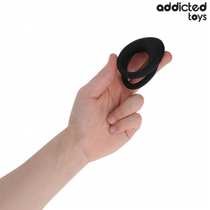 Actual product image Addicted toys - Doppelt Strukturierter Penisring (3.70 cm)