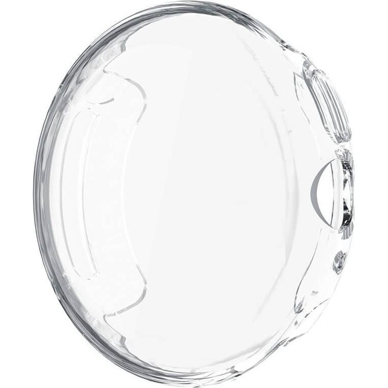 Cover-Discount Google Pixel Watch 4 - 41mm - Gummi Schutz Case Metall-Look, Accessori per smartwatch, Trasparente