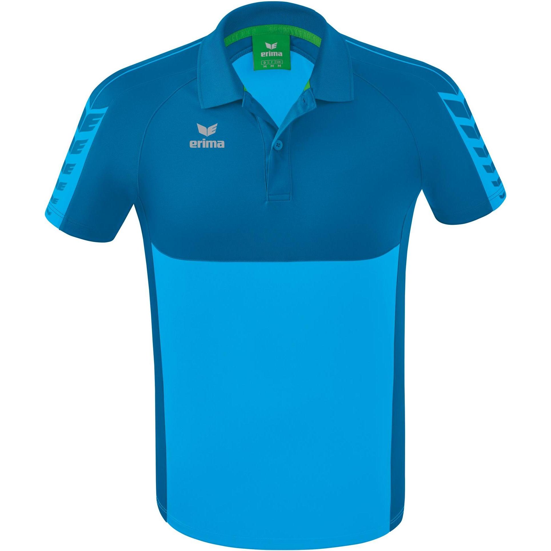 Erima, Herren, Shirt, Six Wings Poloshirt, Blau, (XL)