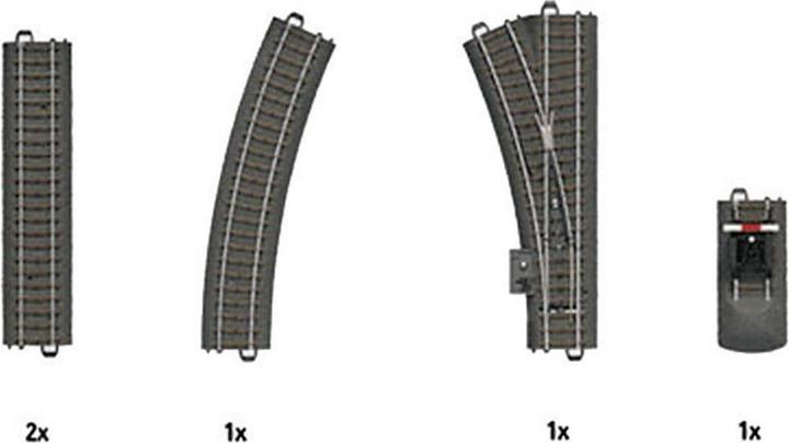 Image du produit Märklin H0 Voie C (avec ballast) 24900 (Piste H0)