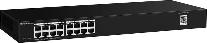Ruijie 16-Port Gigabit Smart Switch, 16 Gigabit RJ45 Ports,19-inch Rack-mountable Steel Case (16 ports)