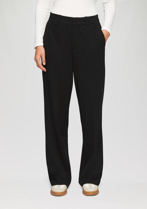 Produktbild S.Oliver Hose Wide-Leg-Hose aus Struktur-Jersey (38)
