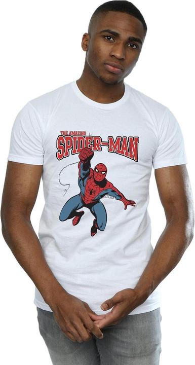 Actual product image Mens Spider-Man Leap T-Shirt (S)