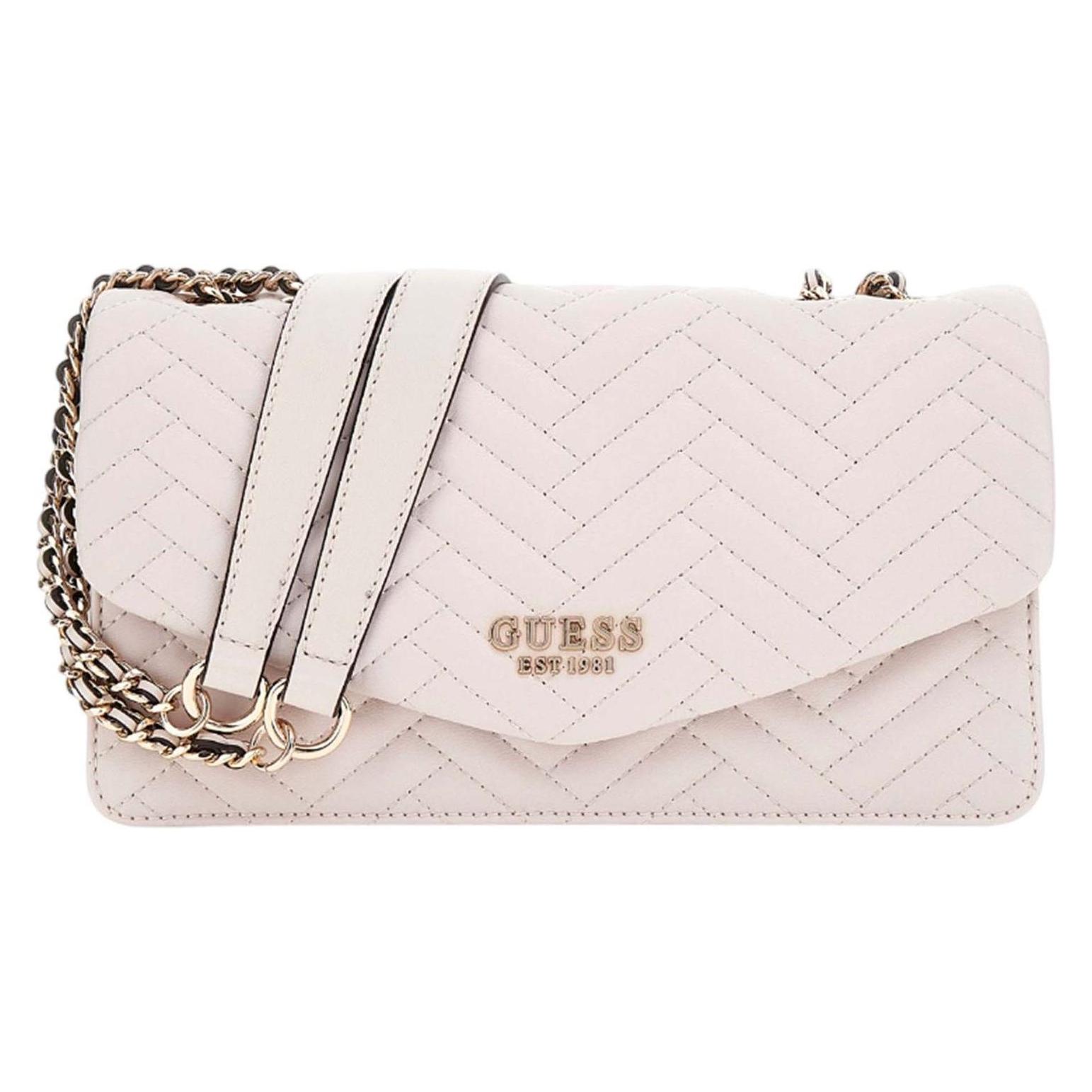 Guess, Damen, Handtasche, Anning Convertible Xbody Flap Bag, Grau