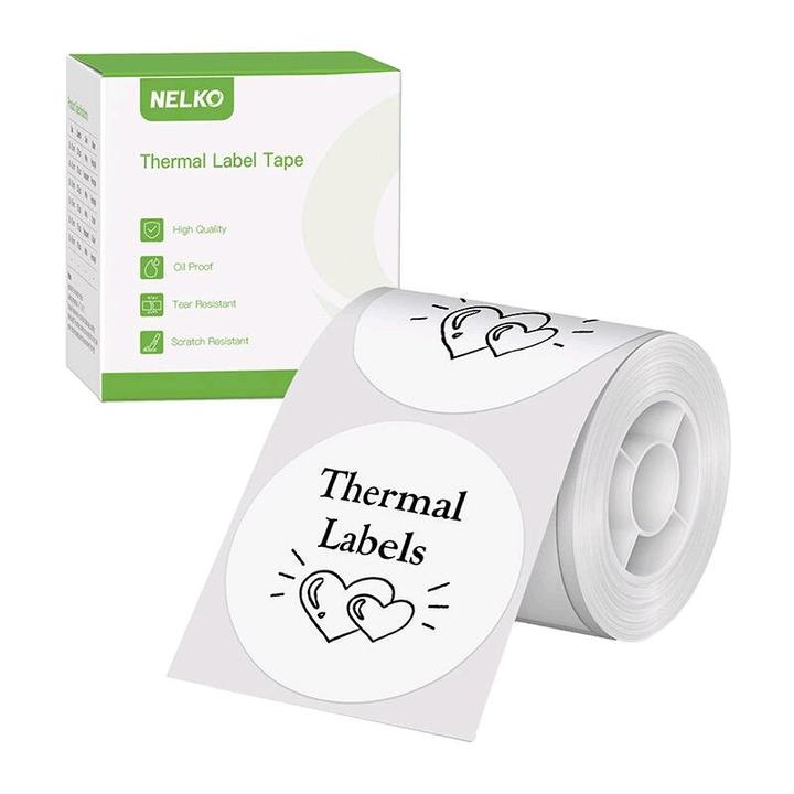 Produktbild Nelko thermal label for PM220 label printer (white, 50*50 mm)