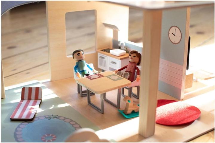 Produktbild Eichhorn Puppenhaus mit Möbeln