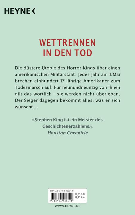 Produktbild Todesmarsch (Deutsch, Stephen King, 2013)