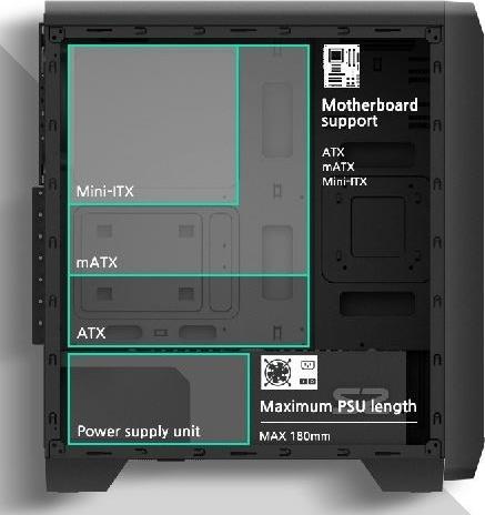 Actual product image Zalman S2 TG (mATX, Mini-ITX, ATX)