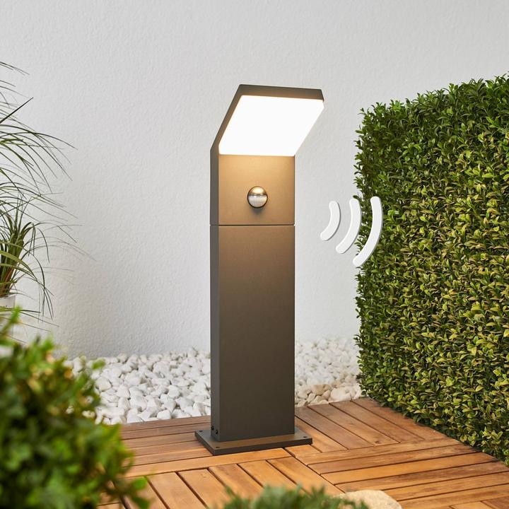 Produktbild Arcchio Yolena LED Garten Leuchte m/sensor Dunkel Grau (1800 lm, IP54)