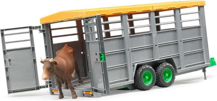 Produktbild Bruder Viehanhänger und Kuh