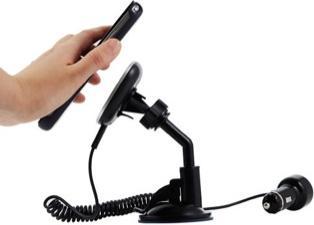 Actual product image AnyMode Magnetic Car Mount for Galaxy S5 Black