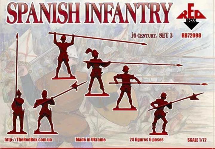 Actual product image Red Box Spanish infantry(Pike),16th century,set3