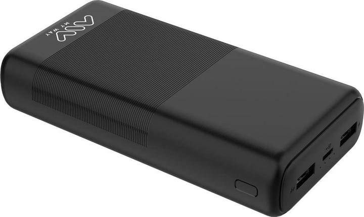 Image du produit My Way MYWAY POWERBANK 2 USB 20 000mAh NOIR (20000 mAh, 10 W, 74 Wh)
