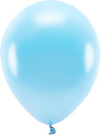 Produktbild Partydeco Eco Balloons 30cm metallic, light blue (1 pkt / 100 pc.) (100 x)