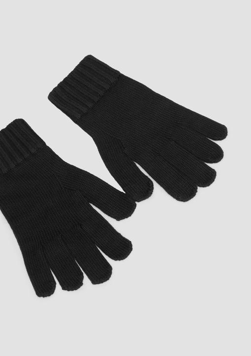 Produktbild s.Oliver Handschuhe Handschuhe aus Baumwollstrick mit Touchscreen Funktion (1)