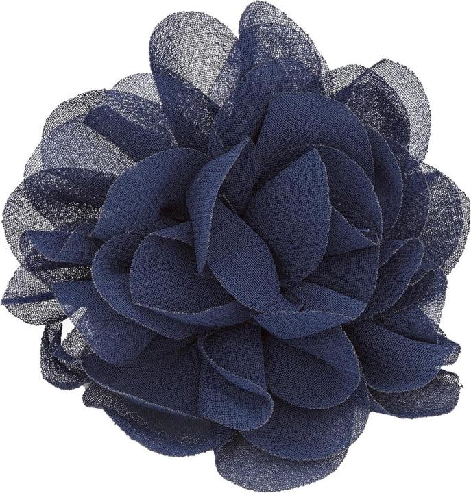 Actual product image Trisa Celebride Fabric Flower Clip Navy