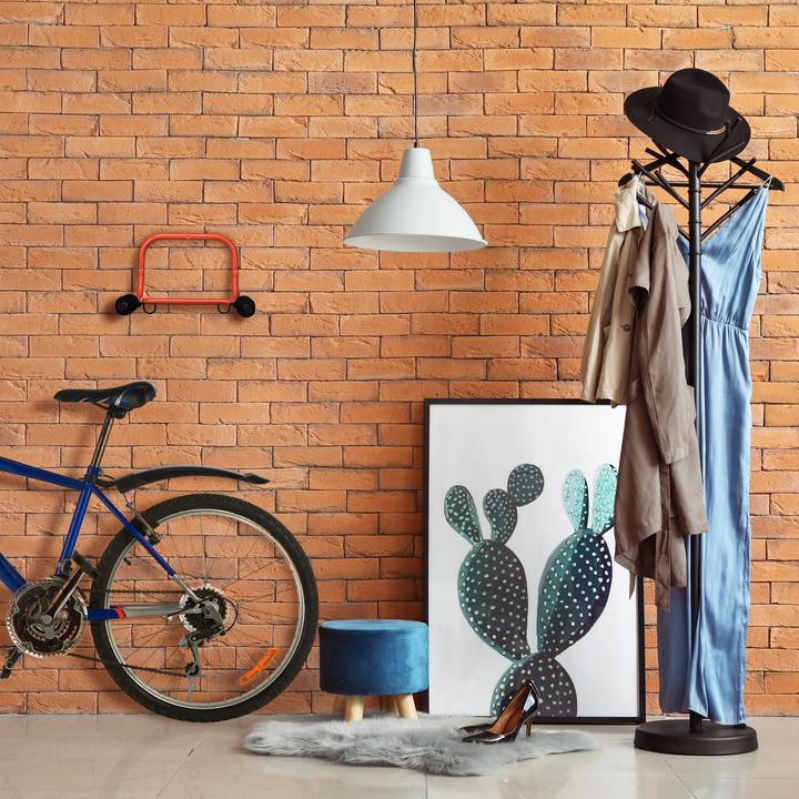 Actual product image Relaxdays Bike wall mount