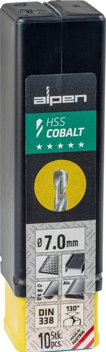 Actual product image Alpen Twist Drill HSS-Cobalt (7 mm)